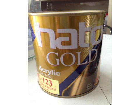 สีทองอะคริลิคเชื้อน้ำมัน-เชื้อน้ำ